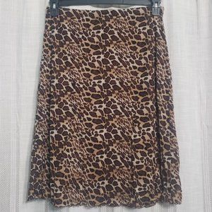 BCBGMaxazria Animal Print Skirt Size Large